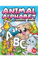 Animal Alphabet Coloring Book