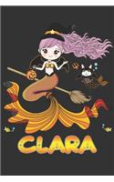 Clara: Clara Halloween Beautiful Mermaid Witch, Create An Emotional Moment For Clara?, Show Clara You Care With This Personal Custom Gift With Clara's Very