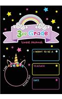 3rd Grade Lined Journal