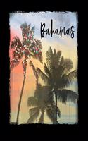 Bahamas: Christmas Notebook With Lined Wide Ruled Paper For Taking Notes. Stylish Tropical Travel Journal Diary 7.5 x 9.25 Inch Soft Cover. For Home, Work Or