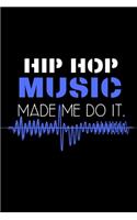 Hip hop music made me do it.