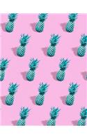 Calligraphy Paper Notebook: Pineapples
