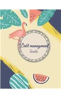 Debt management books: Debit management, income, cost monthly, qualency of credit class and amount you want to return Planner 8.5" x 11"- 120 Pages