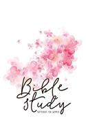 Bible Study Notebook Gift for Women: Scripture Journal for Women, Pink Floral Bible Notebook, Christian Prayer Journal, 120-Page, 8.5 x 11 in (21.59 x 27.94 cm)