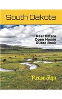 South Dakota Real Estate Open House Guest Book: Spaces for Guests