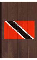 Trinidad and Tobago Flag Journal Notebook: Blank Lined Ruled for Writing 6x9 110 Pages