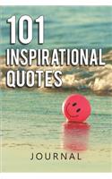101 Inspirational Quotes Journal
