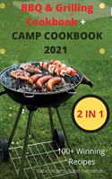 BBQ & Grilling Cookbook + CAMP COOKBOOK 2021