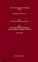 Chronologische Bilddokumentation Der Österreichischen Zeitungen 1796-1847