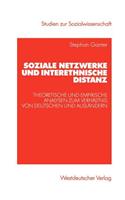 Soziale Netzwerke Und Interethnische Distanz