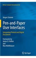 Pen-And-Paper User Interfaces