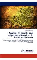 Analysis of genetic and epigenetic alterations in breast carcinomas