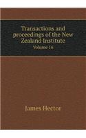 Transactions and proceedings of the New Zealand Institute Volume 16