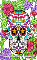 Inspirational Skulls Coloring Book for Adults