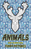 Adult Coloring Books Animals Funny Pictures