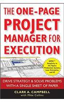 One-Page Project Manager for Execution