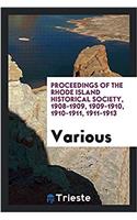 PROCEEDINGS OF THE RHODE ISLAND HISTORIC