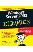 Windows Server 2003 for Dummies