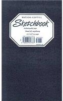 Medium Sketchbook (Lizard, Navy Blue)