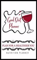 Good Diet Planner: A5 food tracker to fill in planner journal meal tracker motivational diary fitness plan