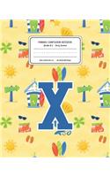 Primary Composition Notebook Grades K-2 Story Journal X