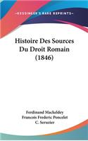Histoire Des Sources Du Droit Romain (1846)