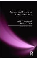 Gender and Society in Renaissance Italy