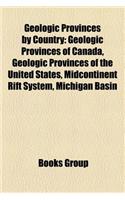 Geologic Provinces by Country: (English)