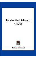 Fabeln Und Glossen (1920)