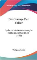 Die Gesange Der Volker