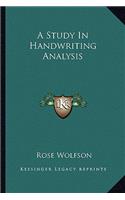 A Study In Handwriting Analysis: (English)