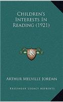 Children's Interests in Reading (1921)