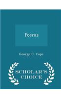 Poems - Scholar's Choice Edition