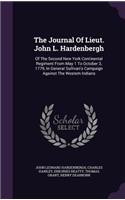 Journal Of Lieut. John L. Hardenbergh