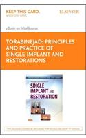 Principles and Practice of Single Implant and Restorations - Elsevier eBook on Vitalsource (Retail Access Card)