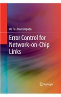 Error Control for Network-On-Chip Links