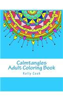 Calmtangles: Adult Coloring Book: Over 50 Relaxing Zentangles to Color