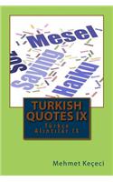Turkish Quotes IX