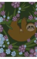 Sloth Notebook: Super Cute Lined Notebook: 100 Lined Pages 6"x 9" Pretty Notebook for Writing(1 Sloth Notebooks)