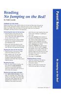 Dialogic Reading Box Parent Folder for No Jumping on the Bed