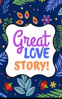 Great Love Story: Cute Love Notebook/ Diary/ Journal Book to Write in, Blank Lovely Lined Designed Interior (6" x 9"), 100 Pages, (Notebooks Gifts for Girlfriend, Boy