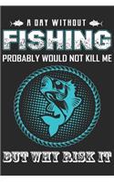 A day without fishing probably would not kill me but why risk it