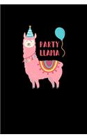 Party Llama: Composition Notebook Writing Journal 6" x 9" 120 Pages. Journal Notebook for Note Taking, Diary, Journaling, Gratitude and Reminder for Girls, Women