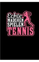 Echte Mädchen Spielen Tennis