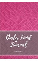 Daily Food Journal For Women
