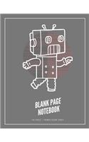 Blank Page Notebook