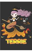 Terrie: Terrie Halloween Beautiful Mermaid Witch Want To Create An Emotional Moment For Terrie?, Show Terrie You Care With This Personal Custom Gift With Te