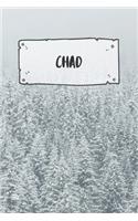 Chad: Ruled Travel Diary Notebook or Journey Journal - Lined Trip Pocketbook for Men and Women with Lines