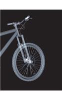 Cycling Notebook Large Size 8.5 x 11 Ruled 150 Pages