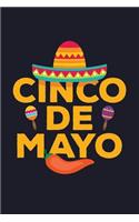 Cinco de Mayo: Blank Lined Journal to Write in - Ruled Writing Notebook